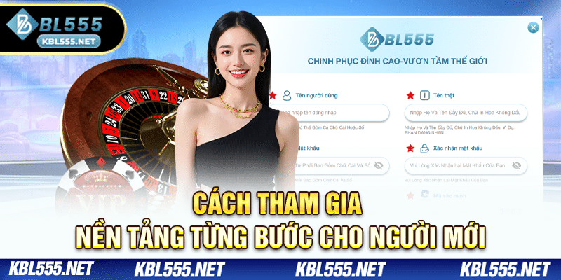 Cách tham gia nền tảng từng bước cho người mới